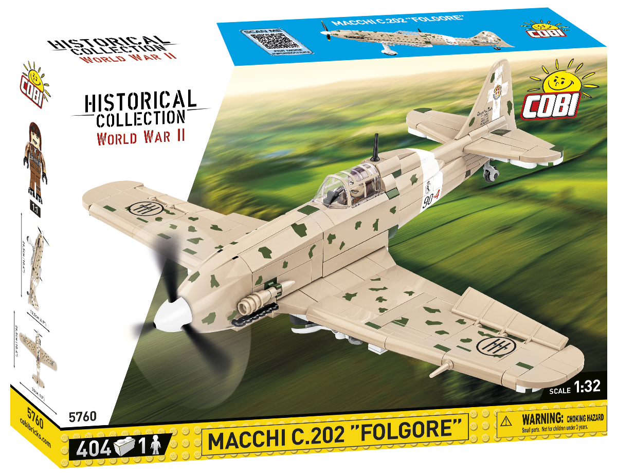 COBI 5843 Set Mattoncini – Eurofighter Typhoon FGR4 Scala 1:48 – 577 Pezzi Per Bambini 8+