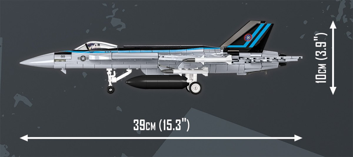 COBI TOP GUN F/A-18E Super Hornet Jet, Version 2: Set #5805A