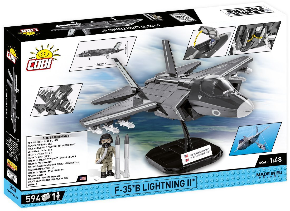 COBI F-35B Lightning II (RAF) Fighter Jet: Set #5830