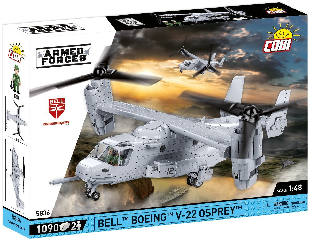 COBI Bell Boeing V-22 Osprey Tiltrotar Aircraft: Set #5836