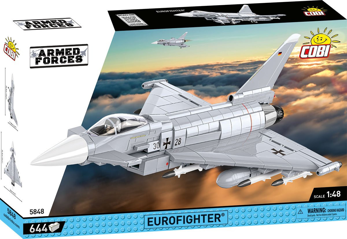 Aircraft Typhoon H Weight COBI Eurofighter Typhoon Jet Fighter