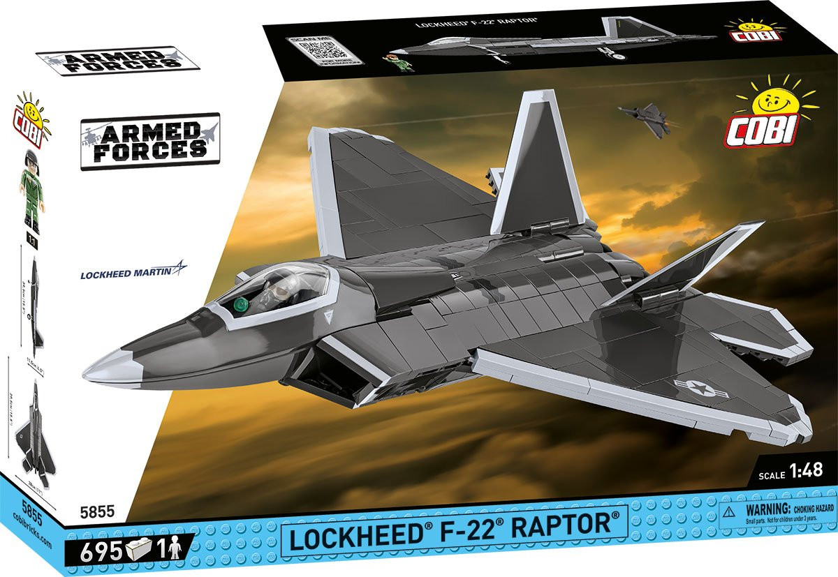 COBI Lockheed F-22 Raptor Fighter Jet : Set #5855