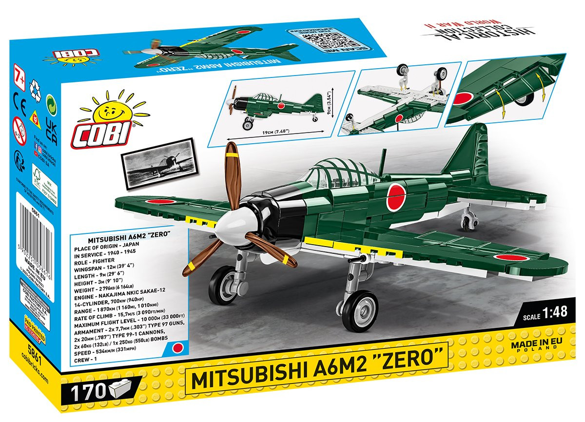 COBI Mitsubishi A6M2 