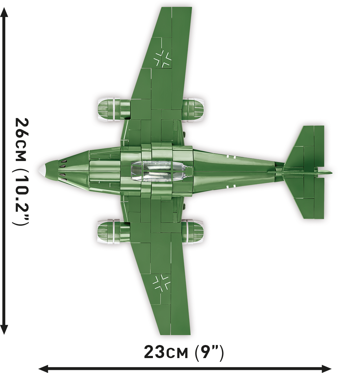 COBI Messerschmitt ME 262 Jet Fighter: Set #5881