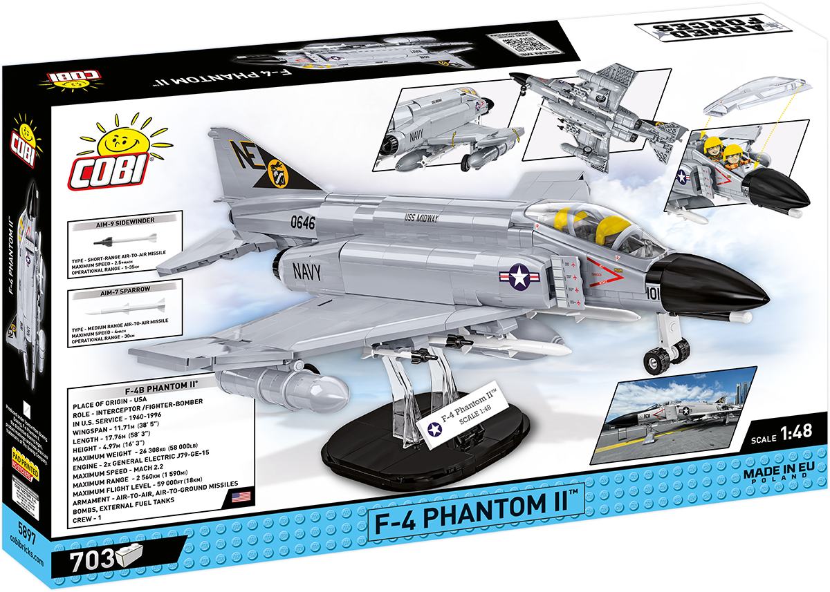 COBI F-4 Phantom II Jet Fighter: Set #5897