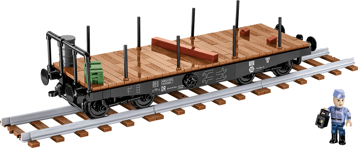 COBI Schwerer Plattformwagen Type Ssys Train Car : Set #6284