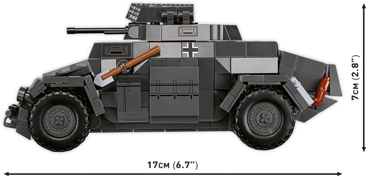 COBI Sd.Kfz. 222 Armored Vehicle: Set #2657