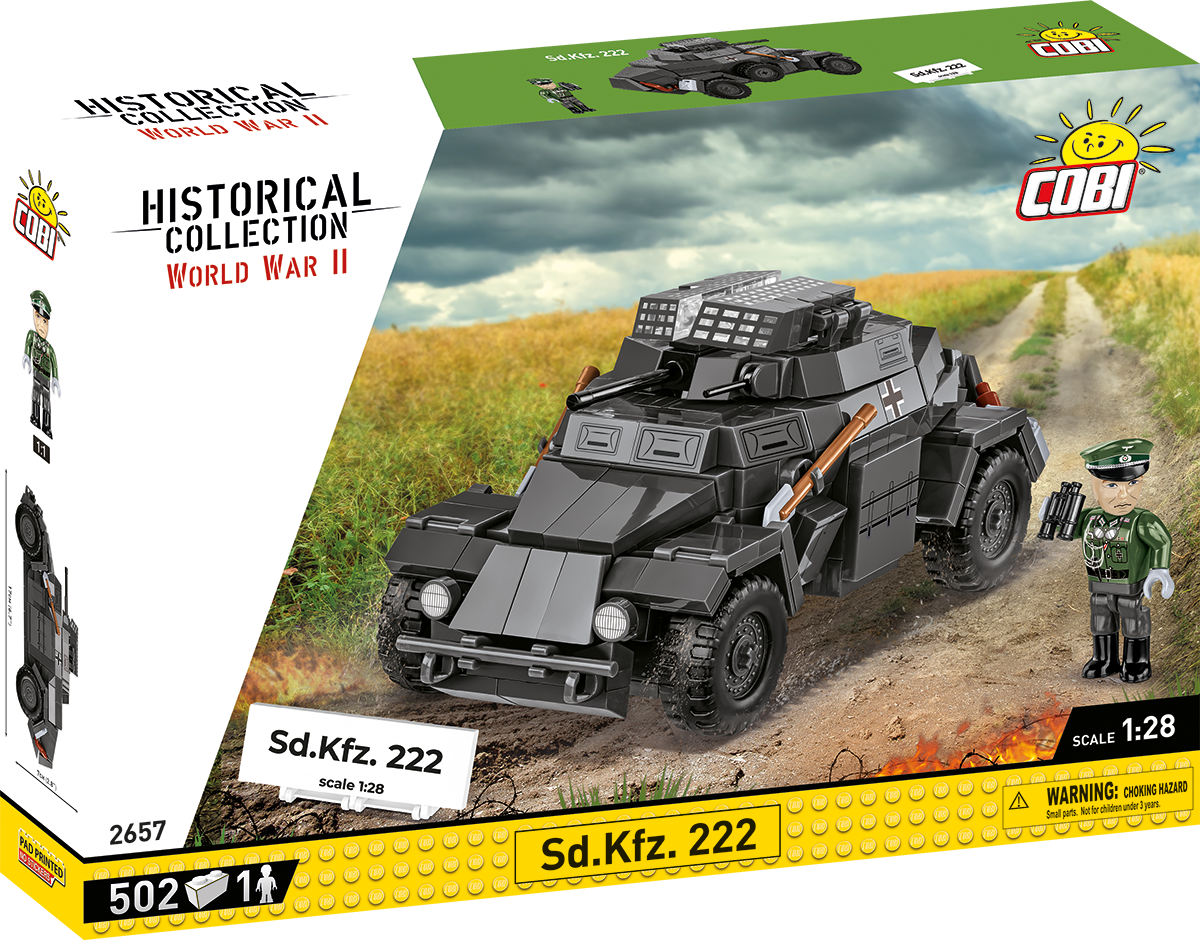 COBI Sd.Kfz. 222 Armored Vehicle: Set #2657