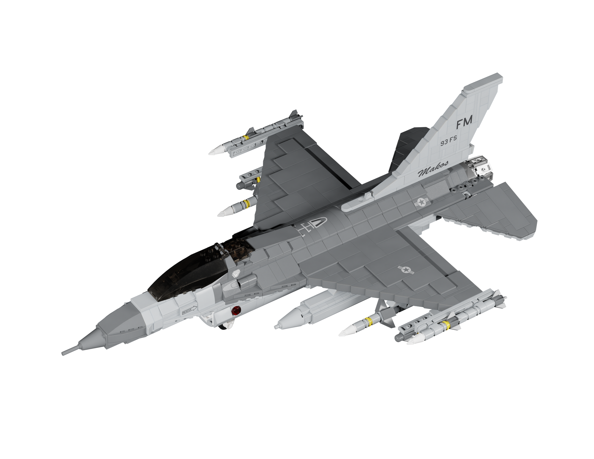 Lockheed-Martin® F-16® Fighting Falcon® - Mini Brick Kit