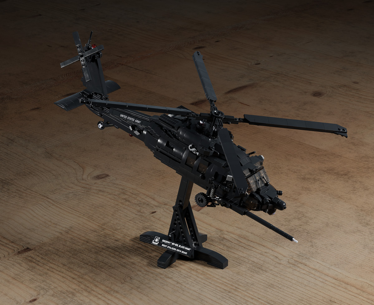 Sikorsky® MH-60M Black Hawk® Mini Brick Building Kit