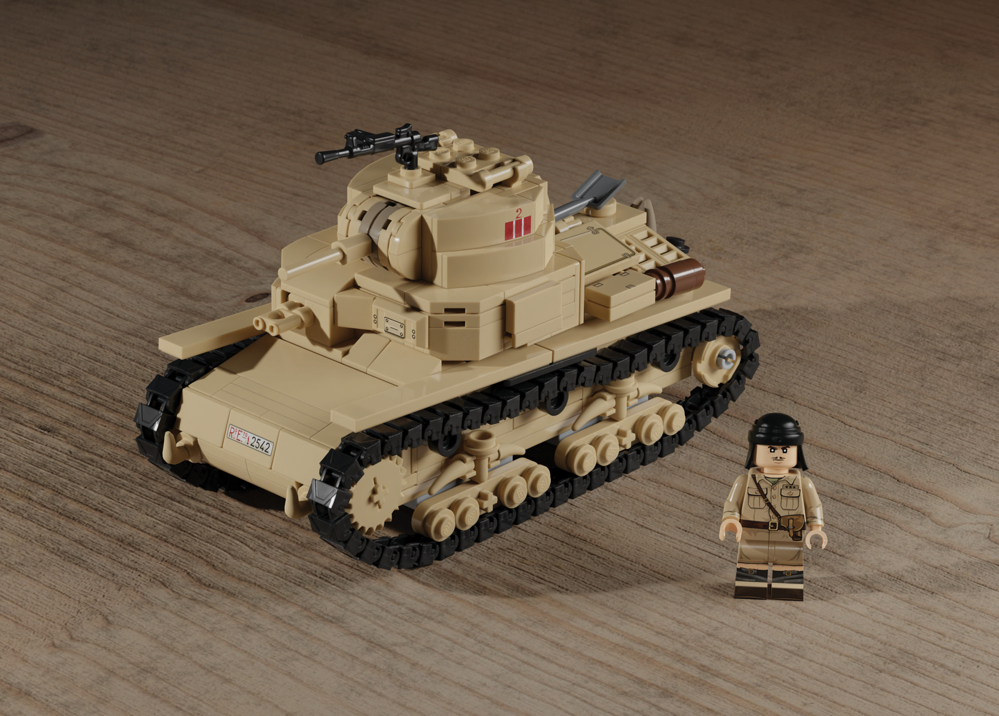 ス*チ様 希少　アモ缶　ミニサイズ　WW2 CAL. 30 M1 M4 Sherman + Mine Flail Pack - Allied Medium Tank