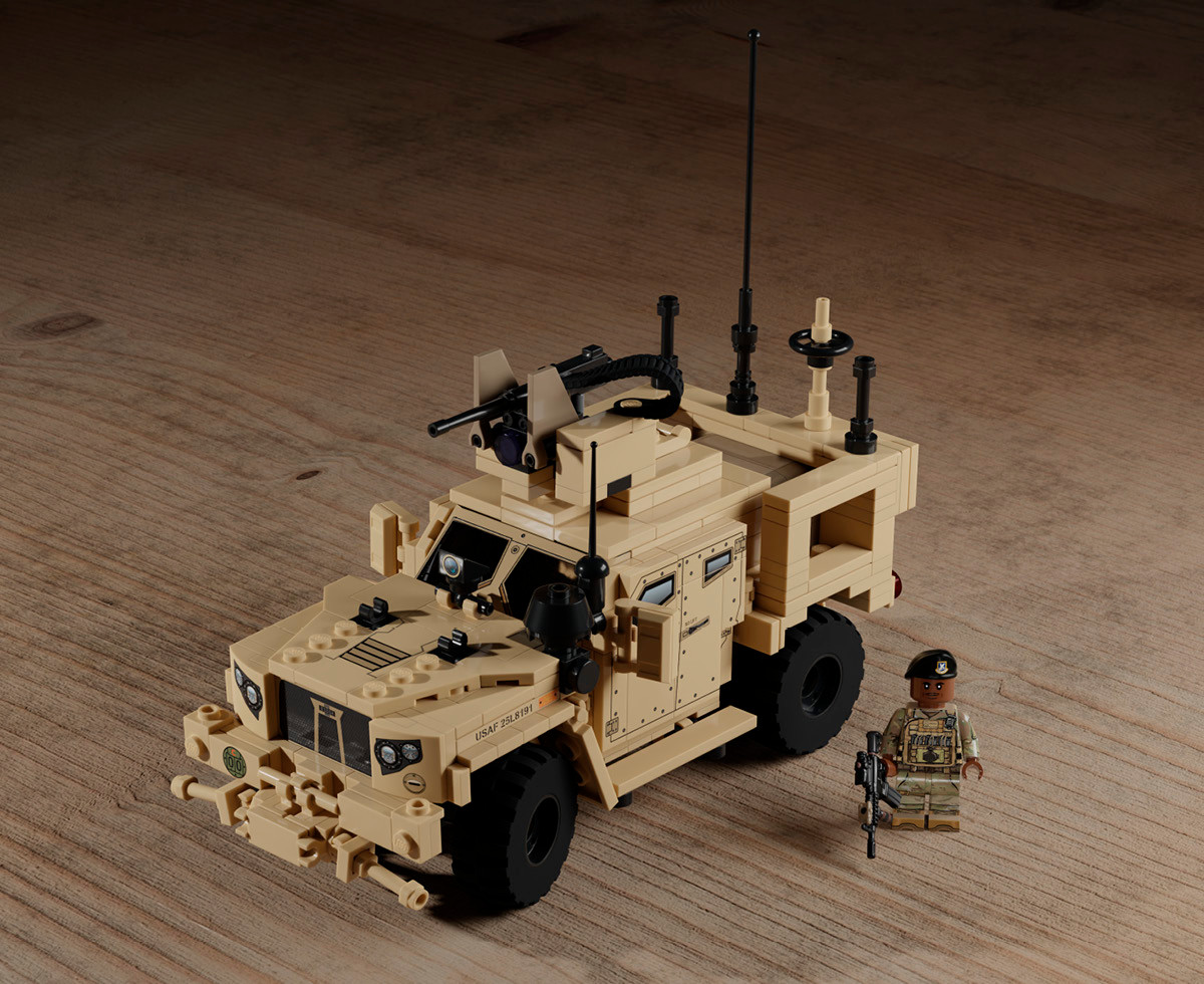 USAF JLTV M1278A1 - Heavy Guns Carrier with CROWS II