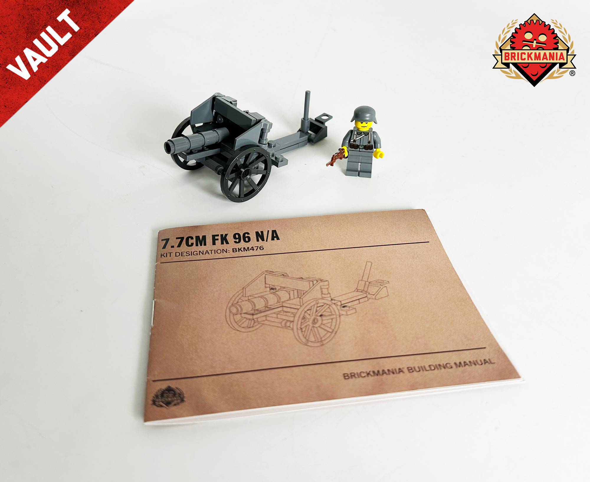 7.7cm FK 96 N/A – WWI German Field Gun - Brickmania Classic Series