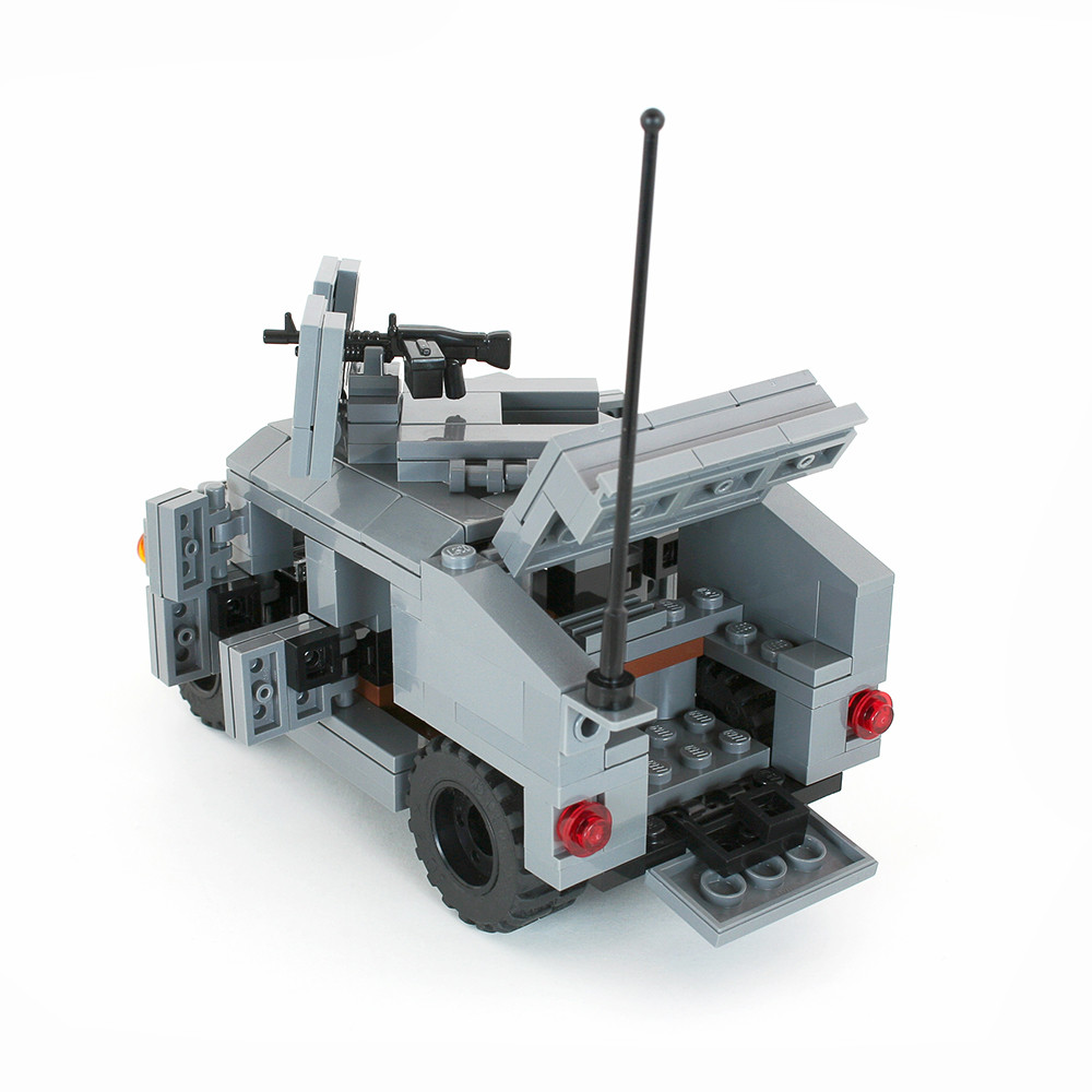 M1025 HMMWV - Dark Gray - Brickmania Toys