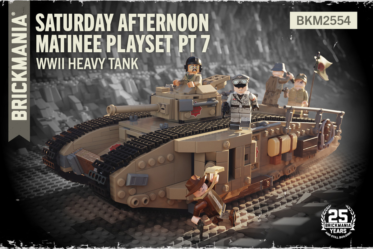 Saturday Afternoon Matinee Playset Pt 7 - WWII Heavy Tank