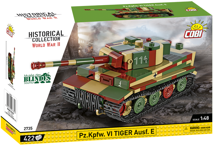 COBI Pz. Kpfw. VI Tiger Ausf. E Tank 1:48: Set #2735