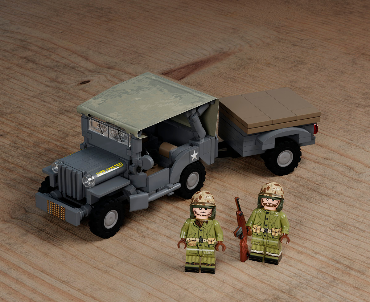 1/4 Ton 4x4 with Trailer - Chosin Reservoir USMC Utility Truck