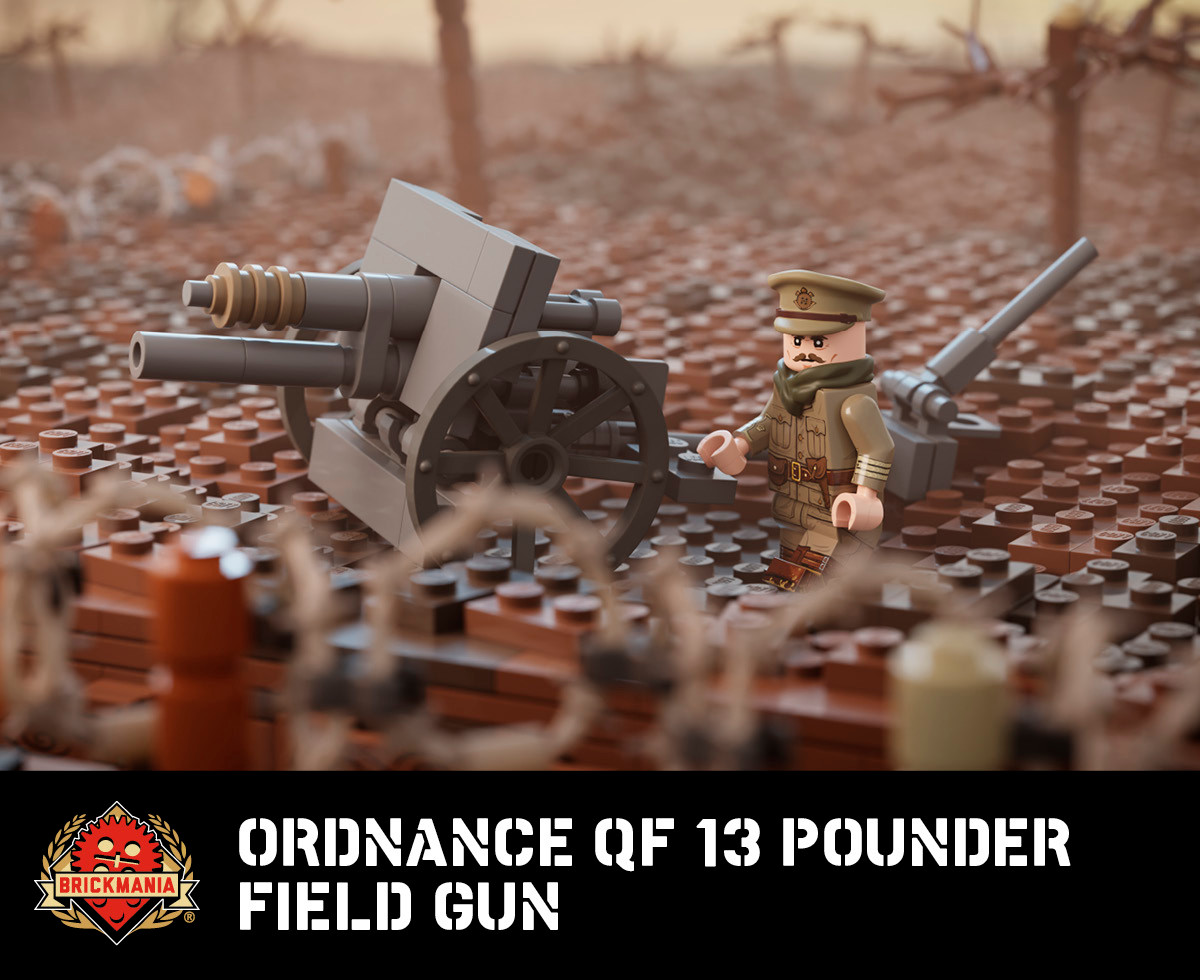 Ordnance QF 13 Pounder Field Gun - With WWI Royal Horse Artillery