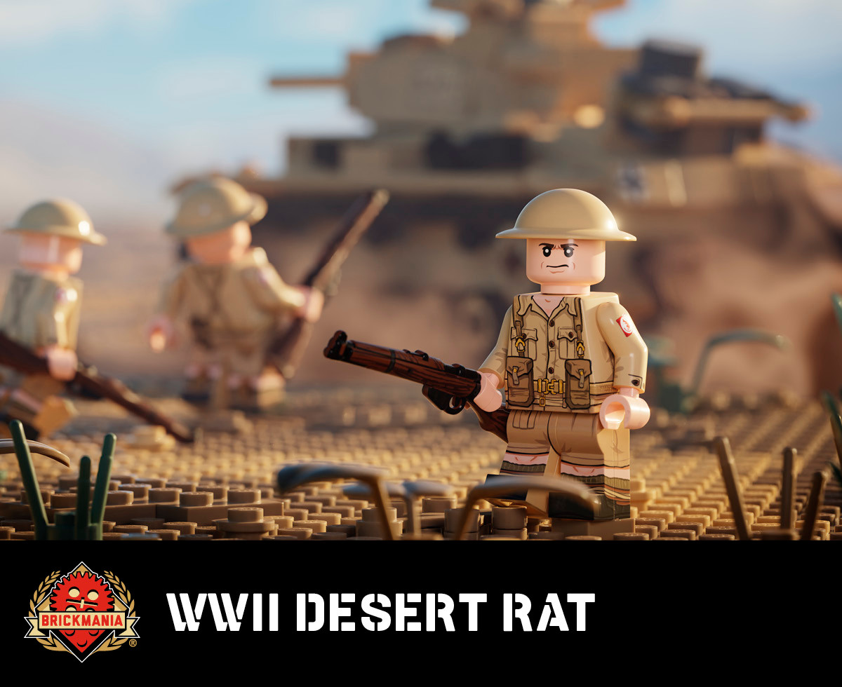 WWII Desert Rat with Perfect Caliber™ BrickArms® SMLE