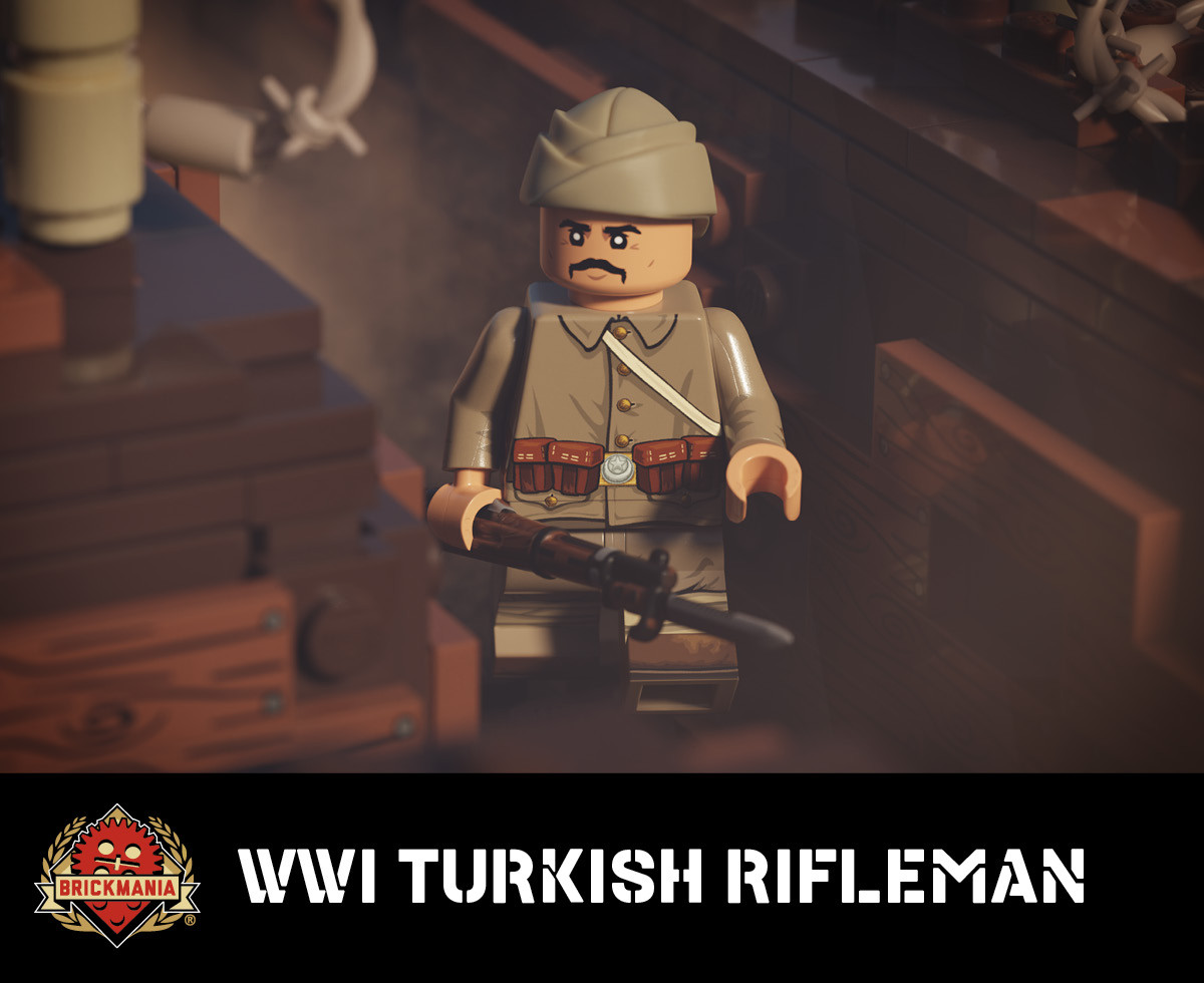 WWI Turkish Rifleman with Perfect Caliber™ BrickArms Gewehr 98 w