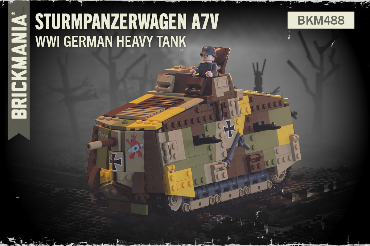 ウ*ン様 ART OF WAR ウルトラセブン Sturmpanzerwagen A7V - WWI German Heavy Tank - Limited Preorder