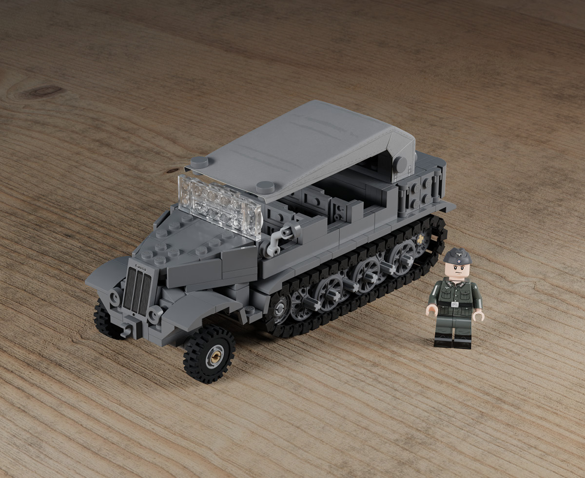 洋楽 Division Germania Macht & Ehre Sd.Kfz. 6 - WWII German 5 Ton Half Track - Limited Preorder