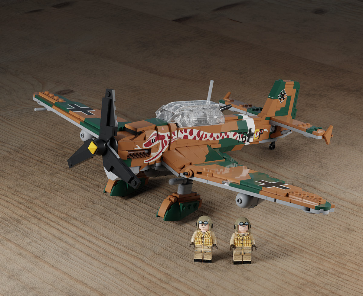 JU-87 R/2 Stuka - WWII German Long-Range Dive Bomber
