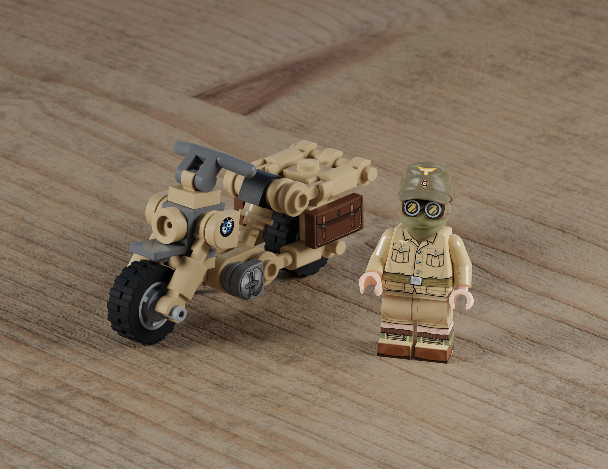 DAK Motorcycle Messenger - WWII German Reconnaissance Vehicle