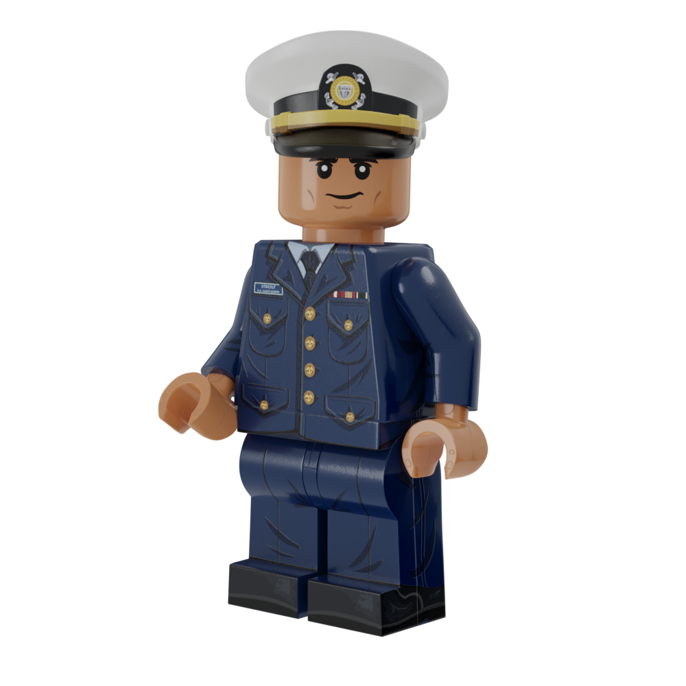 coast guard dress blues 3 PC Youth Uniform Made for play US Coast Guardsman in Dress