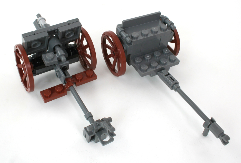 QF 13 Pounder with Limber and Australian Artilleryman - Brickmania