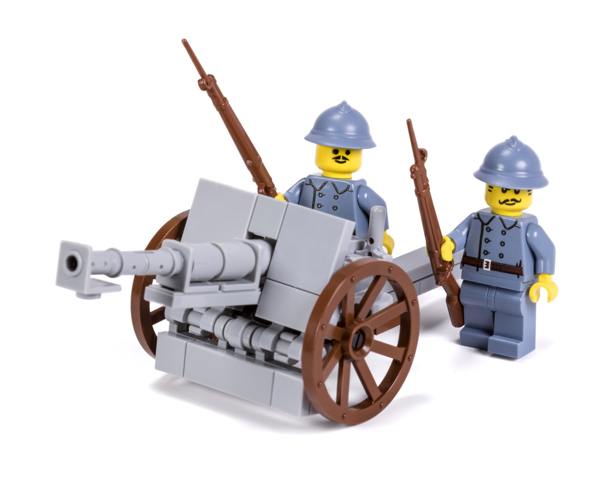Mle 1897 75mm Field Gun - Brickmania Toys