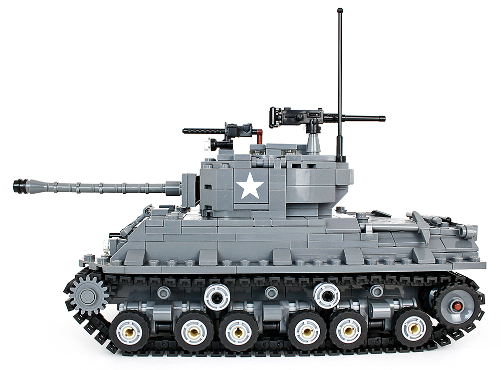 Brickmania - Add our official Easy Eight M4A3E8 Sherman Micro-tank to  your arsenal for our Micro Brick Battle tabletop game. This kit includes  the parts and instructions to build the game piece