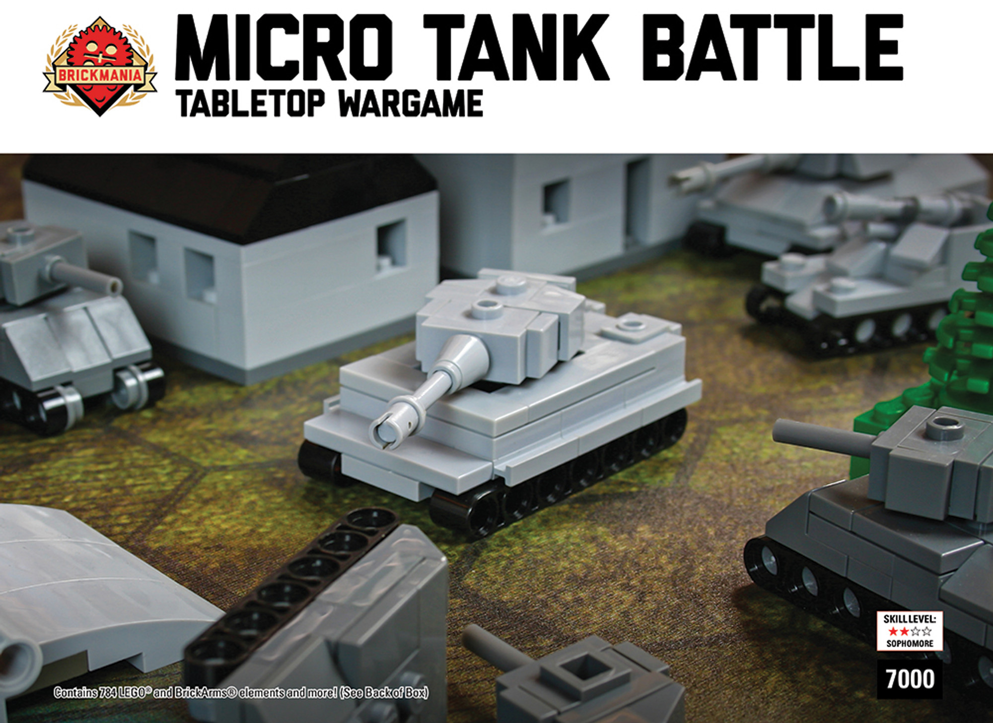 Micro Tank Battle Tabletop Game - Deluxe Starter Pack Brickmania Toys