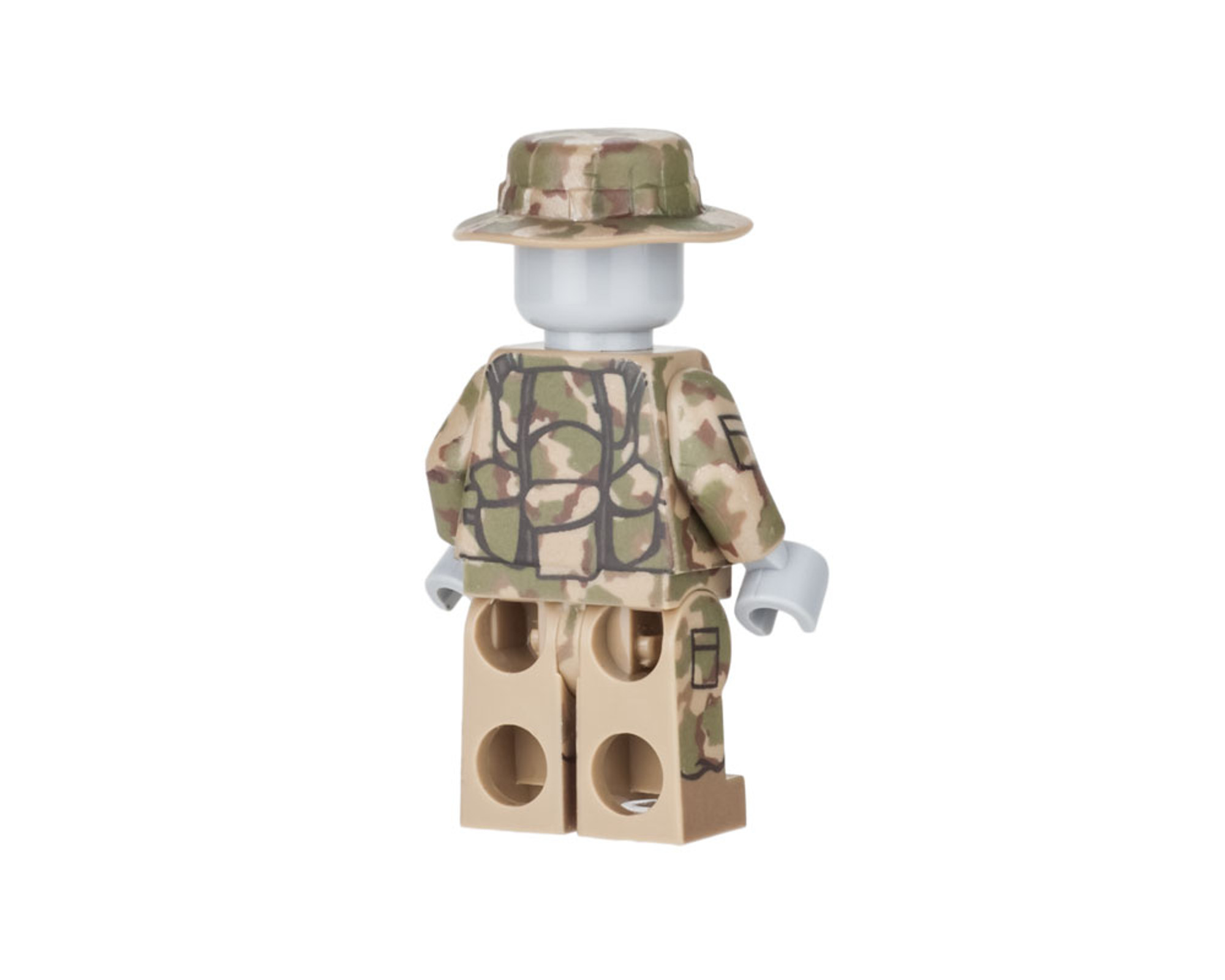 Woodland Camo Mercenary Complete Minifig Set - Water-Slide Decals -  Brickmania Toys