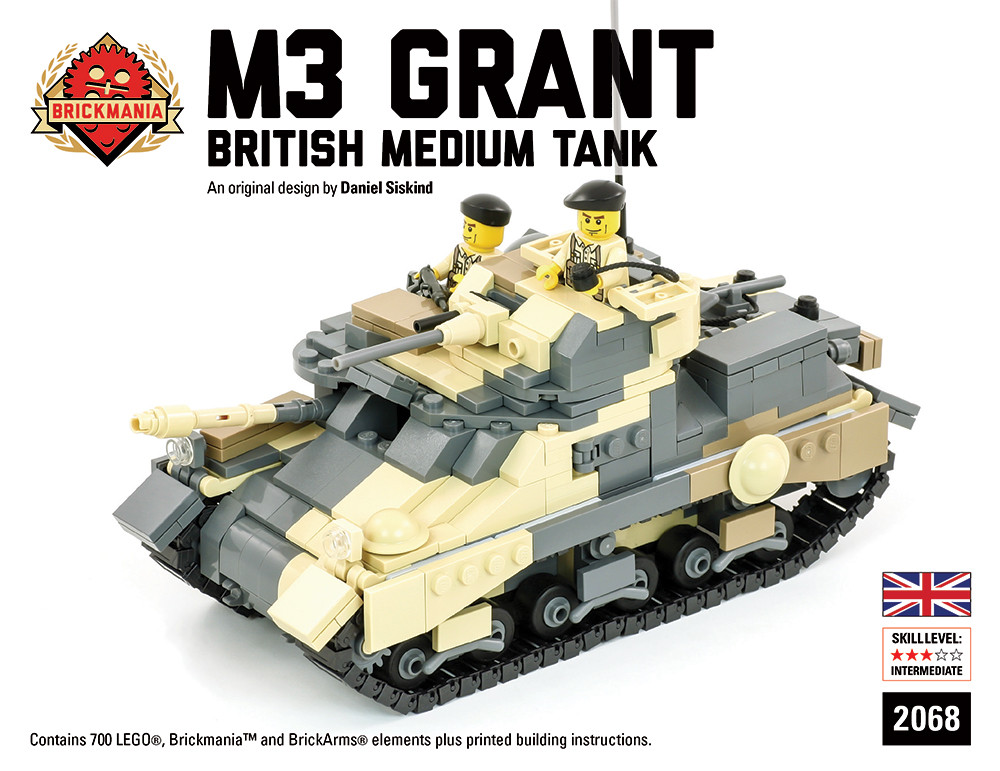 M3 Grant Medium Tank - Brickmania Toys
