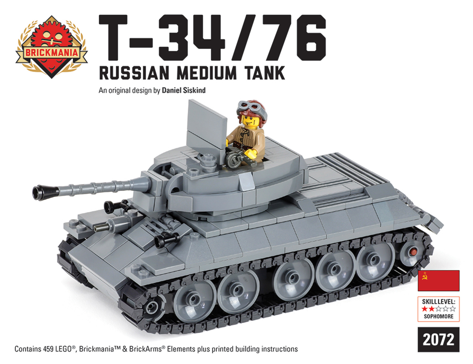 T-34/76 tank - Brickmania Toys