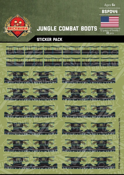 Jungle Combat Boots - Sticker Pack