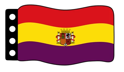 Flag - Spain Republic 1931-1939 Flag