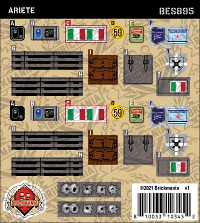 Ariete (BKE895) - Sticker Pack