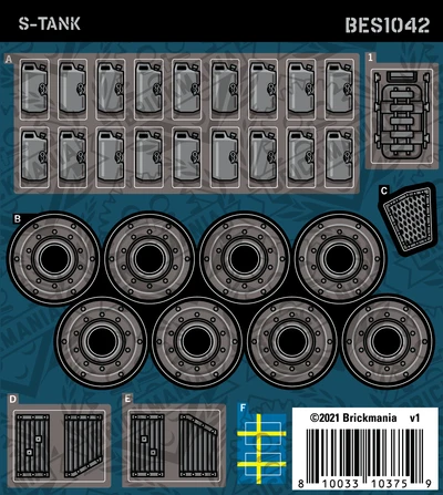 S-Tank (BKE1042) - Sticker Pack