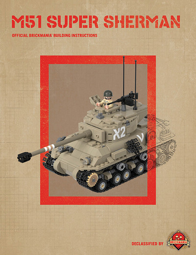 M51 Super Sherman - Digital Building Instructions