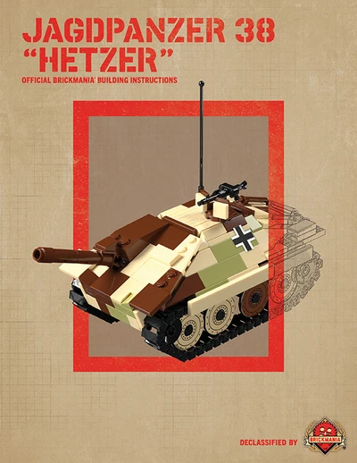 Jagdpanzer 38 "Hetzer" - Digital Building Instructions