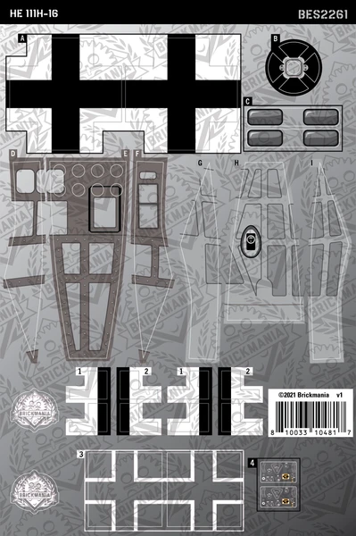 HE 111H-16 (BKE2261) - Sticker Pack