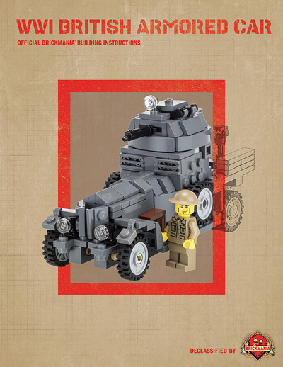 WWI British Armored Car - Digital Building Instructions