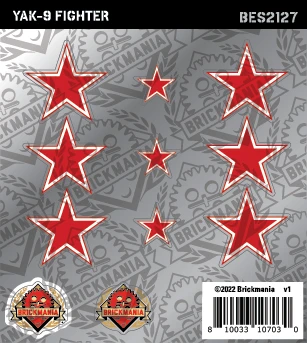 Yak-9 Fighter (BKE2127) - Sticker Pack