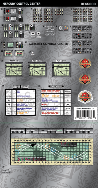 Mercury Control Center (BKE5003) - Sticker Pack