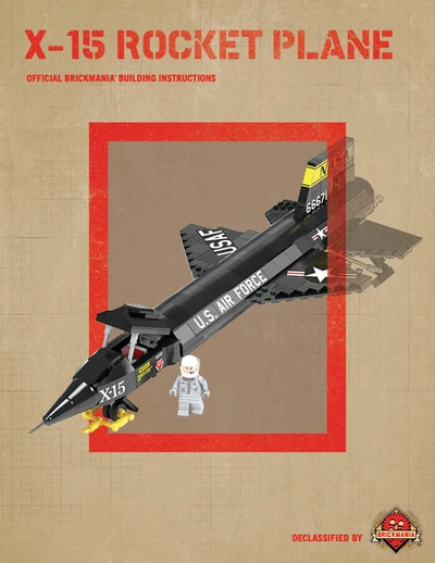 X-15 Rocket Plane – Digital Building Instructions