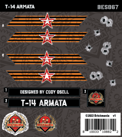 T-14 Armata (BKE867) – Sticker Pack 