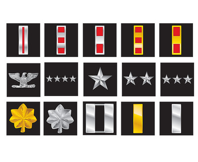 USMC Rank Tiles - Officer