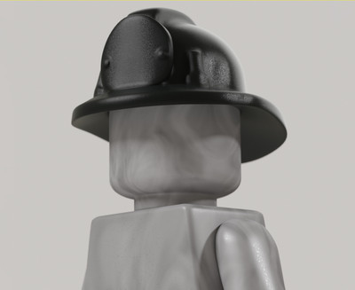 Classic Fire Helmet - Black